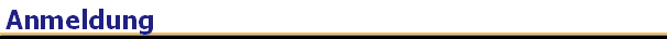 Anmeldung