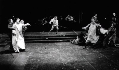 Didi in Shakespeares Romeo und Julia im Kleinen Haus in Stuttgart im Jahr1990