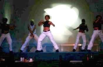 Dubi in action auf der Popcom im Jahr 2000